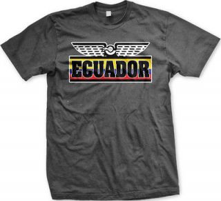 Ecuador Ecuadorian Flag Condor Symbol World Cup Soccer Olympics Mens T 