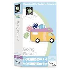 GOING PLACES Cricut Cartridge Brand New Sealed