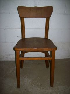 antique maple bentwood library chair Guy Livingston