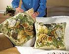   of 2 Zippered Tapestry Cat Kittens Couch Throw Pillow Covers 17 New