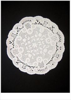 10 WHITE PAPER LACE DOILIES CRAFT 4 USA 