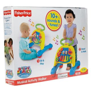   Laugh and Learn Learning Musical Piano Baby Activity Walker NIB NEW