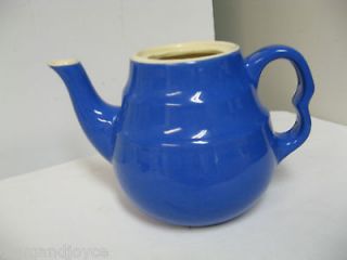 Older OXFORD Stoneware Incised Blue Tea Pot No Lid
