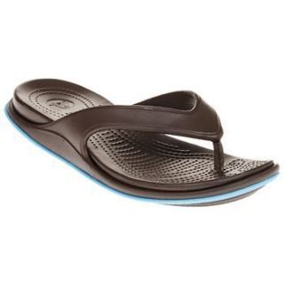 Womens Crocs Skylar Flip Brown Sandals