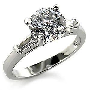 2CARAT ROUND CZ CUBIC ZIRCONIA ENGAGEMENT RING