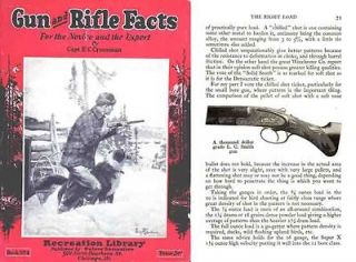 Gun and Rifle Facts 1923 by Edw. Crossman
