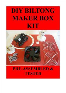 DIY FAN KIT   HOW TO MAKE YOUR OWN TURBO BILTONG MAKER / JERKY BOX