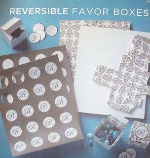 Gartner Studios Reversible Favor Box Pad 50ct   Pearlized Ivory 