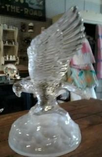 Crystal eagle figurine