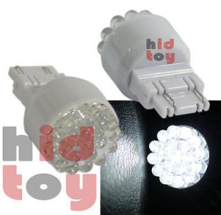   Super White Round 19 LED 2Pc Bulbs #1aw Front Turn Signal Au3 Light