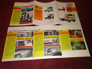 1970 Peterbilt Pacemaker Cabover 352 & 282 Sales Brochure