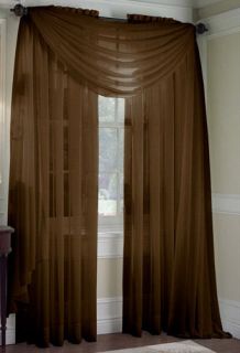 Sheer Voile Window Curtains/Drape​/Panel/treatme​nt or Scarf 