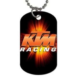 New KTM Air Racing Moto Dog Tag Necklace Pendant Keychain Cool Gift