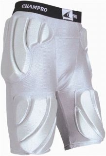 NEW Champro FPGU5 Football Integrated Compression Girdle w/ Pads GREY
