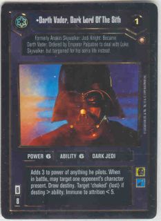 Star Wars CCG Reflections 1 FOIL Darth Vader, Dark Lord Of The Sith