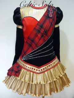 Custom designed Irish Dance Dress, THE DRAGON DRESS