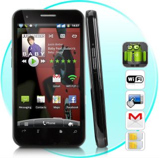 3G Android Phone Aura   Dual SIM, Capacitive 4.3 Inch Touch Screen 