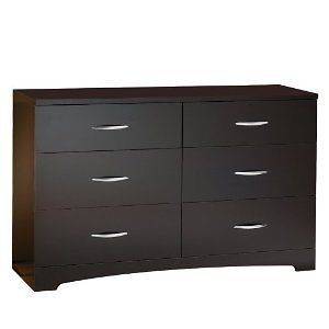 Chocolate Dresser Chest of Drawers 6 Bedroom New Brown