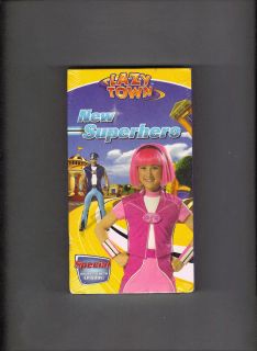 Lazy Town   New Superhero (VHS, 2005) RARE & HARD TO FIND NEW