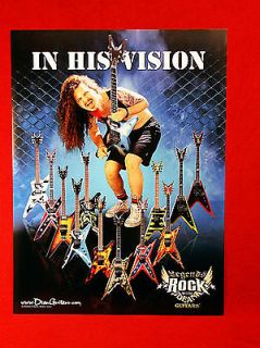 Pantera *Dimebag* Dean Guitars In His Vision Poster Damageplan