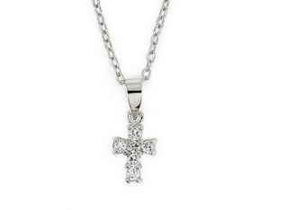 small silver cross necklace in Fashion Jewelry