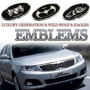 ArtX Grill & Trunk Luxery/Eagles/​Wolf Emblem for Kia 07 09 Optima 