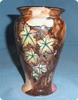 Tunstall Art Deco 1940s Signed R. Grocott Hand Painted Vase 