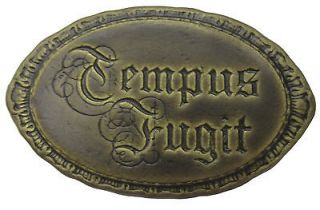 New Tempus Fugit Metal Clock or Furniture Decoration (C 20)