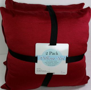 Pillows Decorative Accent Set Cotton Blend 18 x 18