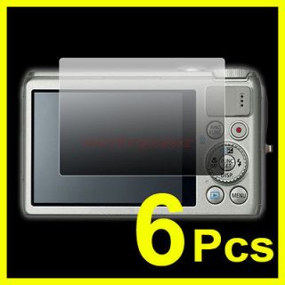 6Pcs For Canon PowerShot S100 Camera Clear LCD Screen Protector Guard 