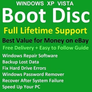   WINDOWS PROFESSIONAL BOOT CD PC REPAIR RECOVERY DISC HP ACER DELL IBM