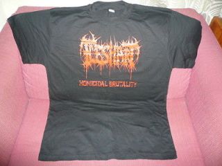FLESHART T SHIRT L RARE DEICIDE MORTICIAN DISGORGE CRYPTOPSY DYING 