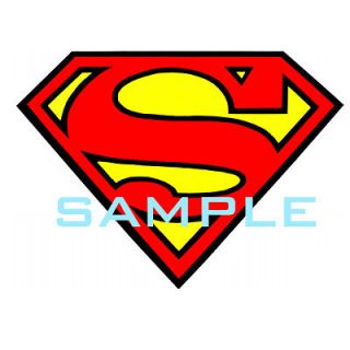 SUPERMAN LOGO T SHIRT IRON ON TRANSFER 3 DESIGNS