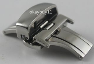 16 18 20 22MM Butterfly Deployment Watch Clasp Stainless Steel CL 05
