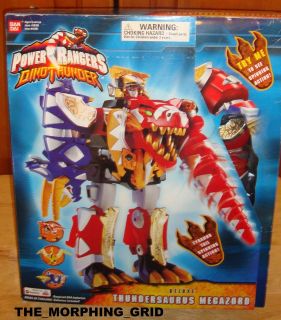   Mighty Morphin Power Rangers Dino Thunder Deluxe Thudersaurus Megazord