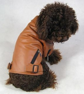 Dog Leather Jacket Dog Jackets Leather Pet Jacket Pet Clothing 5 