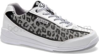 Dexter *NEW* CHEETA Ladies Bowling Shoes White/Grey/Black