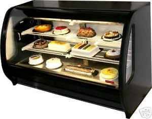 74 CURVED GLASS DELI BAKERY DISPLAY CASE REFRIGERATED