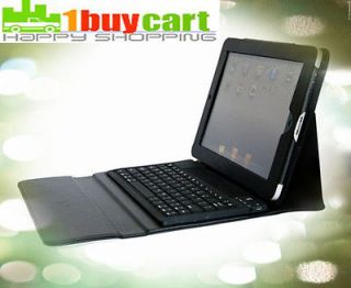   Case Cover with Wireless Bluetooth Keyboard for Apple iPad 3 ajL