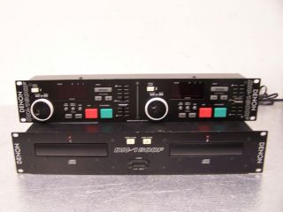 DENON DN 1800F DUAL CD PLAYER   GOOD WORKING CONDITION  