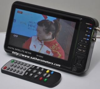 SatHero SH 500G Digital Satellite Signal Meter 7 Screen with GPS, DVB 