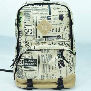   /Retro Men/Women Canvas Backpack Travel Book Schoolbag Rucksack Climb