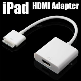 Digital AV HDMI Adapter to HDTV for Apple New iPad 2 3 iPhone 4 4S 4G 