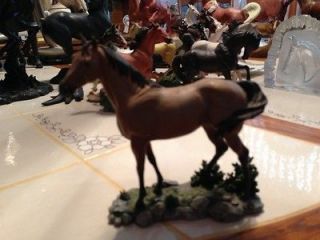 DANBURY MINT COLLECTIBLE HORSE STATUE CALLED NOBLE STEEDS