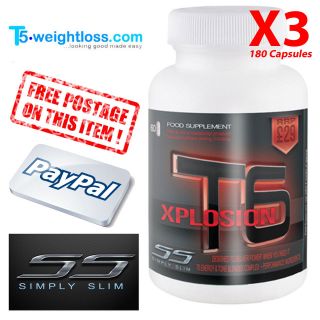   Slim T6 Xplosion Super Srrength Fat Burners Slimming Weightloss Pills