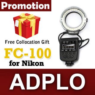 Meike FC 100 LED Macro Ring Flash Light For Nikon D7000 D3200 D5100 