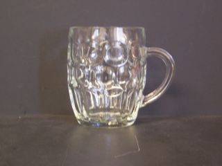 RAVENHEAD GLASS MADE IN ENGLAND DIMPLE BEER MUGS