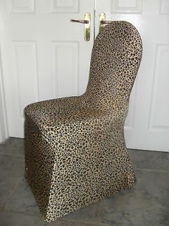 Dining Room chair covers Animal Print   Snow Leopard, Leopard and 