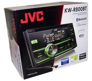 JVC KW R800BT Double Din Car Receiver/ Radio BLUETOOTH/AUX/ IPOD 