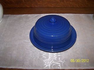 Bauer Royal Blue Butter Dish Lid and Cover